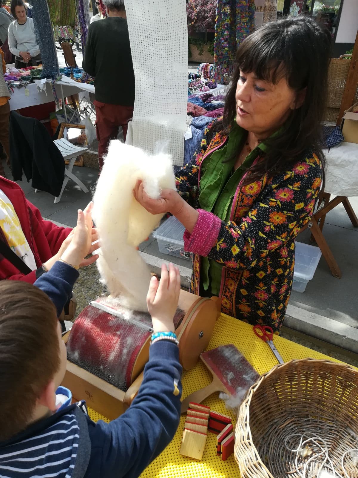 Workshop di lavorazione del feltro